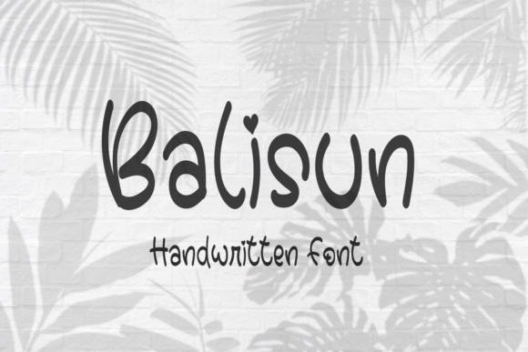 Balisun Handwritten Font for Crafters & Sellers