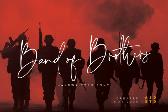 Band of Brothers Font for Elegant Campaign Typography