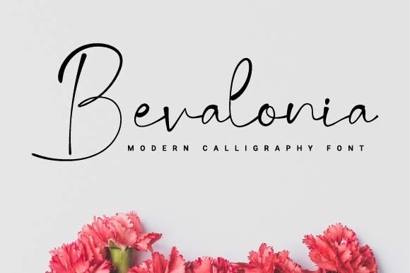 Bevalonia: A Thin Script Handwritten Font for Authentic Branding