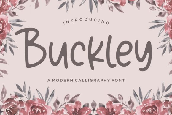 Buckley: A Simple and Natural Handwritten Font for Real Branding