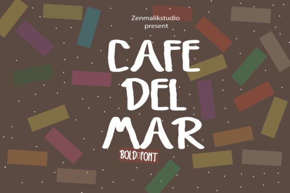 Cafe Del Mar Script Handwritten Font for Makers