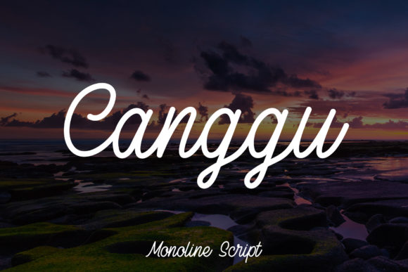 Canggu: A Gorgeous Handwritten Font for Small Business Branding