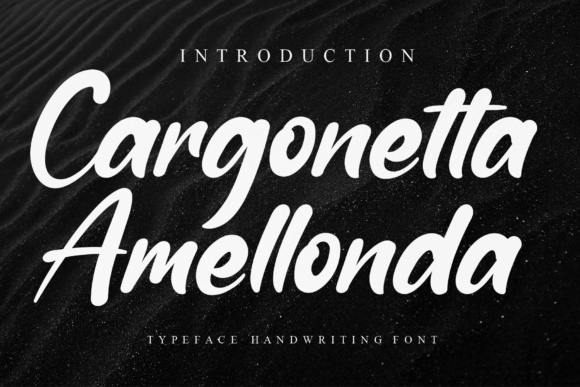 Cargonetta Amellonda: Bold Script Handwritten Font for Digital Branding