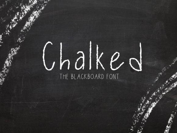 Chalked: A Playful Script Handwritten Font for Real Projects