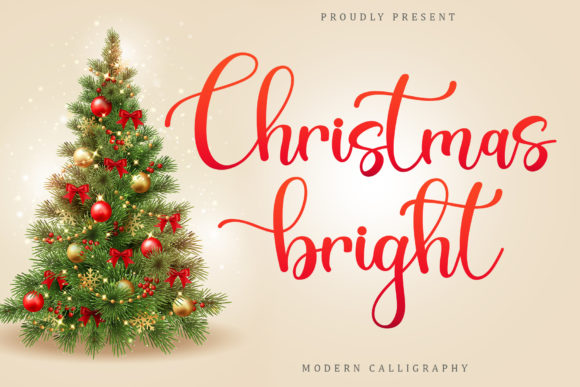 Christsmas Bright Script Handwritten Font for Festive Creativity