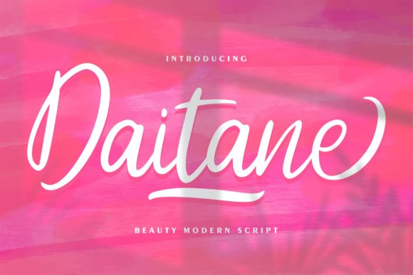 Daitane Font for Joyful, Romantic Brand Visuals