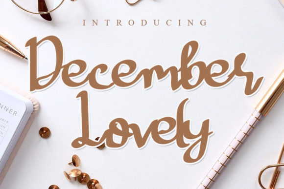 December Lovely: A Delicate Script Handwritten Font for Editorial Design