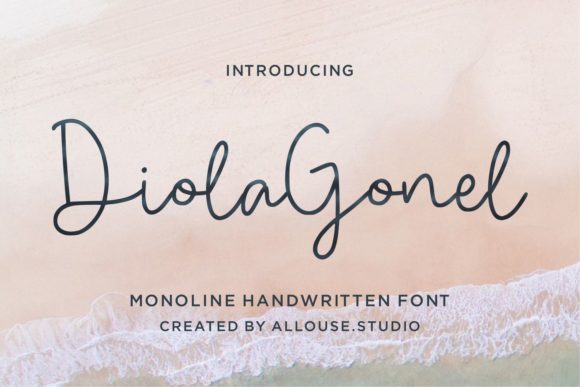 Diola Gonel: A Sweet, Delicate Script Handwritten Font for Editorial Warmth
