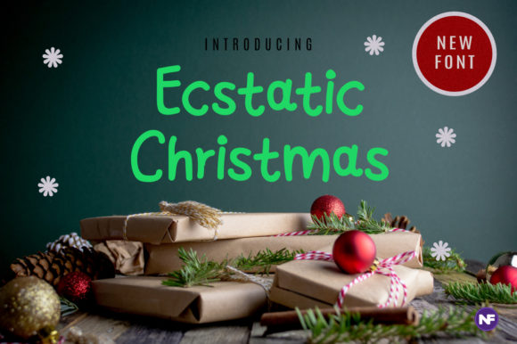 Ecstatic Christmas: A Script Handwritten Font for Joyful Editorial Moments