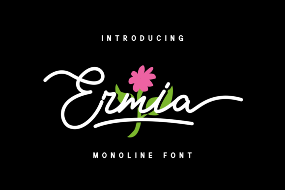 Ermia: A Delicate Script Handwritten Font for Thoughtful Design