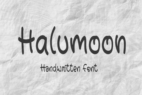 Halumoon: A Dainty Script Handwritten Font for Digital Warmth