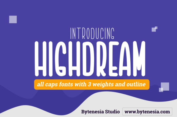 Highdream Font for Creative Campaigns