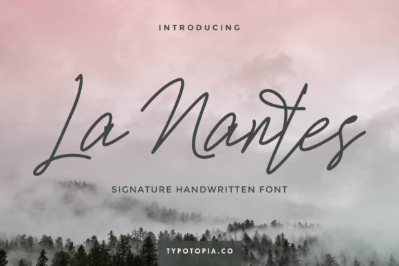 La Nantes: A Premium Script Handwritten Font for Scroll-Stopping Brand Content