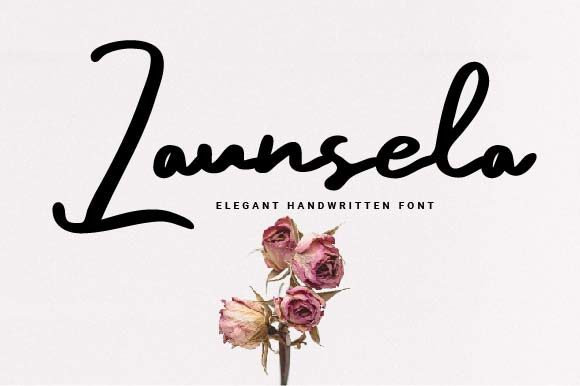 Launsela: A Minimalist Script Handwritten Font for Digital Branding
