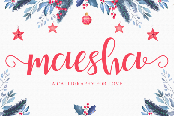 Maesha: A Timeless Script Handwritten Font for Small Business Branding