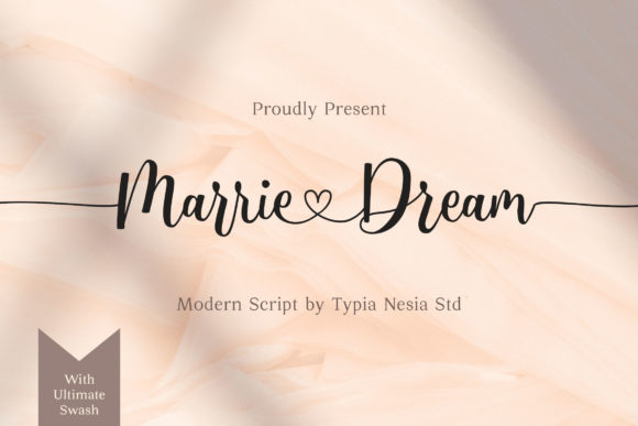 Marrie Dream Script Handwritten Font for Romantic Branding