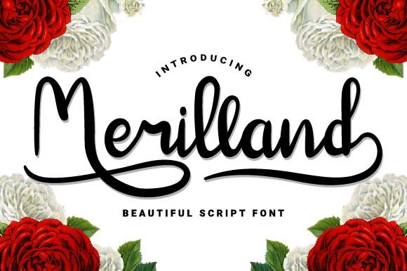 Merilland: A Script Handwritten Font That Makes Campaigns Feel Human