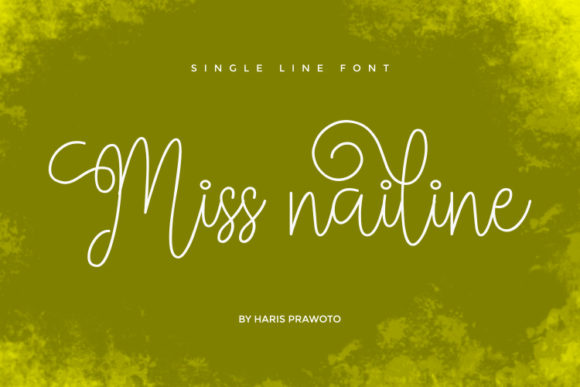 Miss Nailine Font for Elegant Branding
