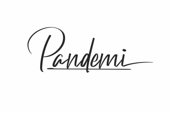 Pandemi Font: Elegant Handwritten Style
