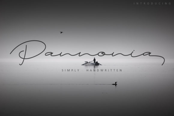 Pannonia: A Minimal Handwritten Font for Modern Web Design