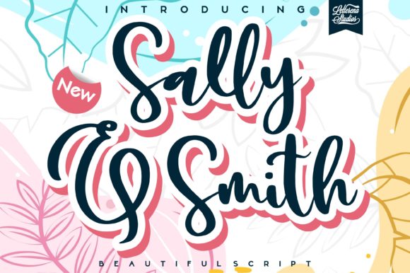 Sally Smith Script Handwritten Font for Digital Design