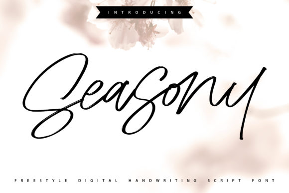 Seasony: A Timeless Script Handwritten Font for Digital Branding