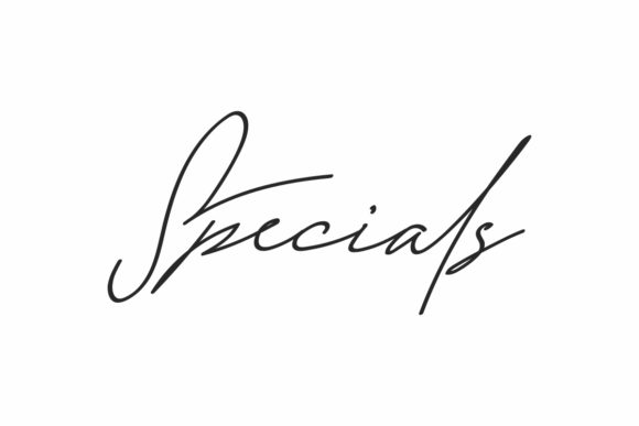 Specials Font: A Relaxed & Timeless Script Handwritten Typeface