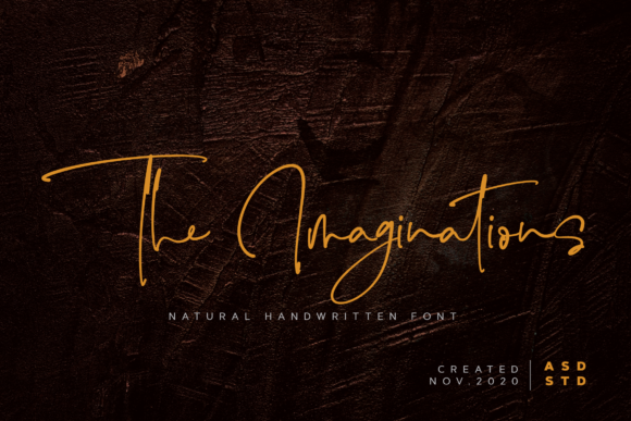 The Imaginations Script Handwritten Font for Elegant Campaigns