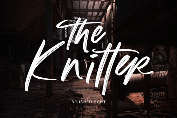 The Knitter Font for Stylish Design