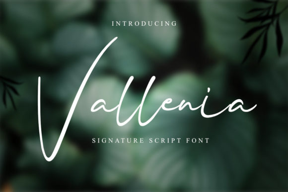 Vallenia: A Premium Script Handwritten Font for Scroll-Stopping Brand Content